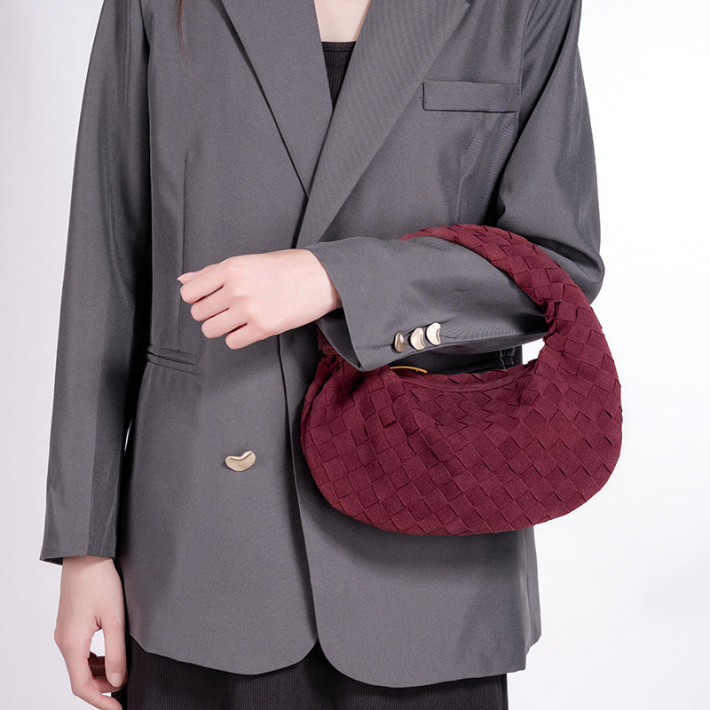 Women's Cloud Dumpling Underarm Large Capacity Croissant Knotted Women's Handbag