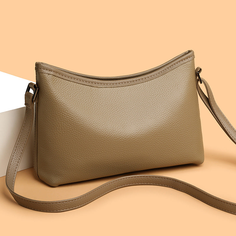 Women's Fashionable Large Capacity Wide Strap Soft Bags