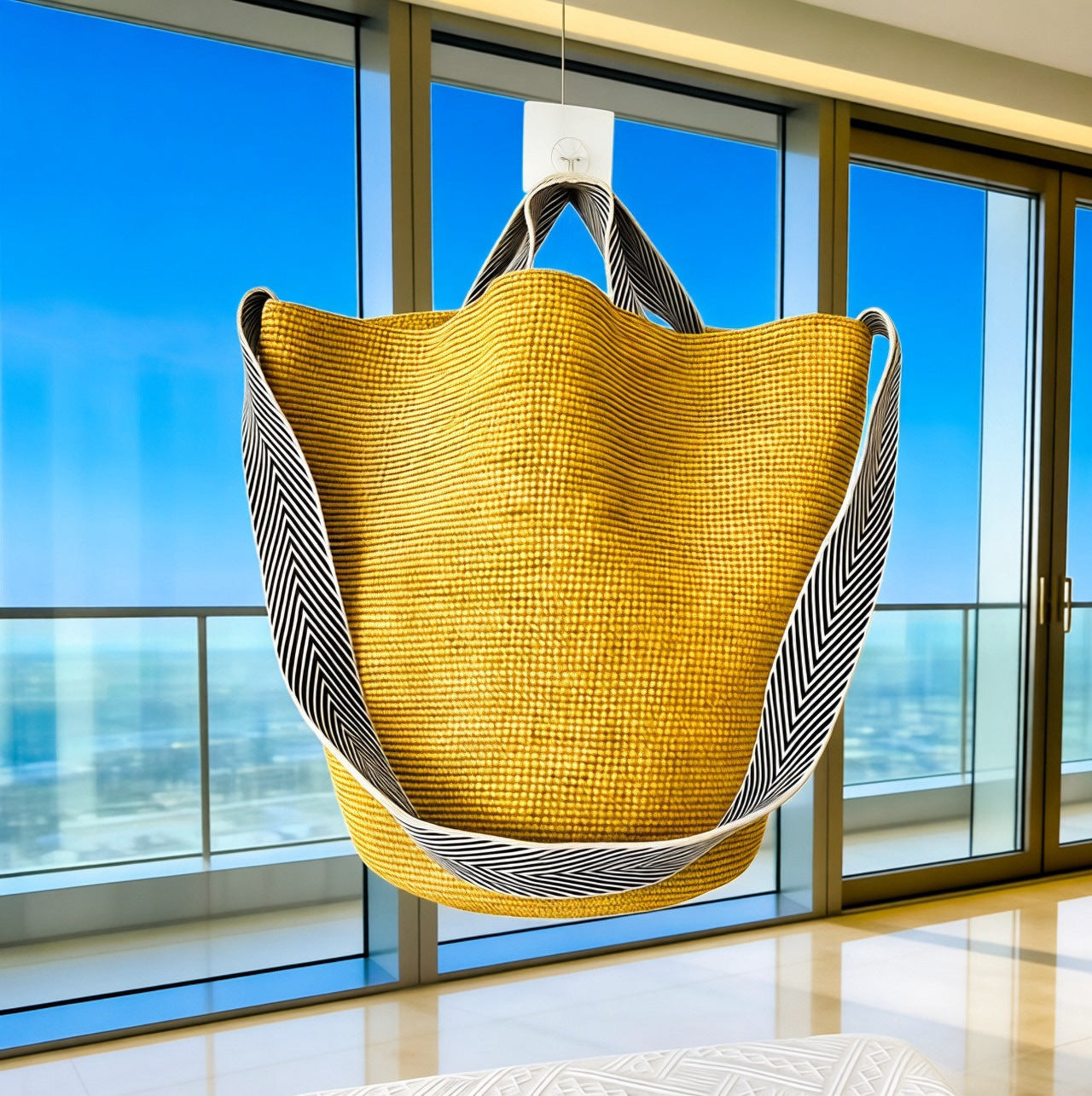 Women's Raffia Woven Summer Seaside Vacation Bucket Bags