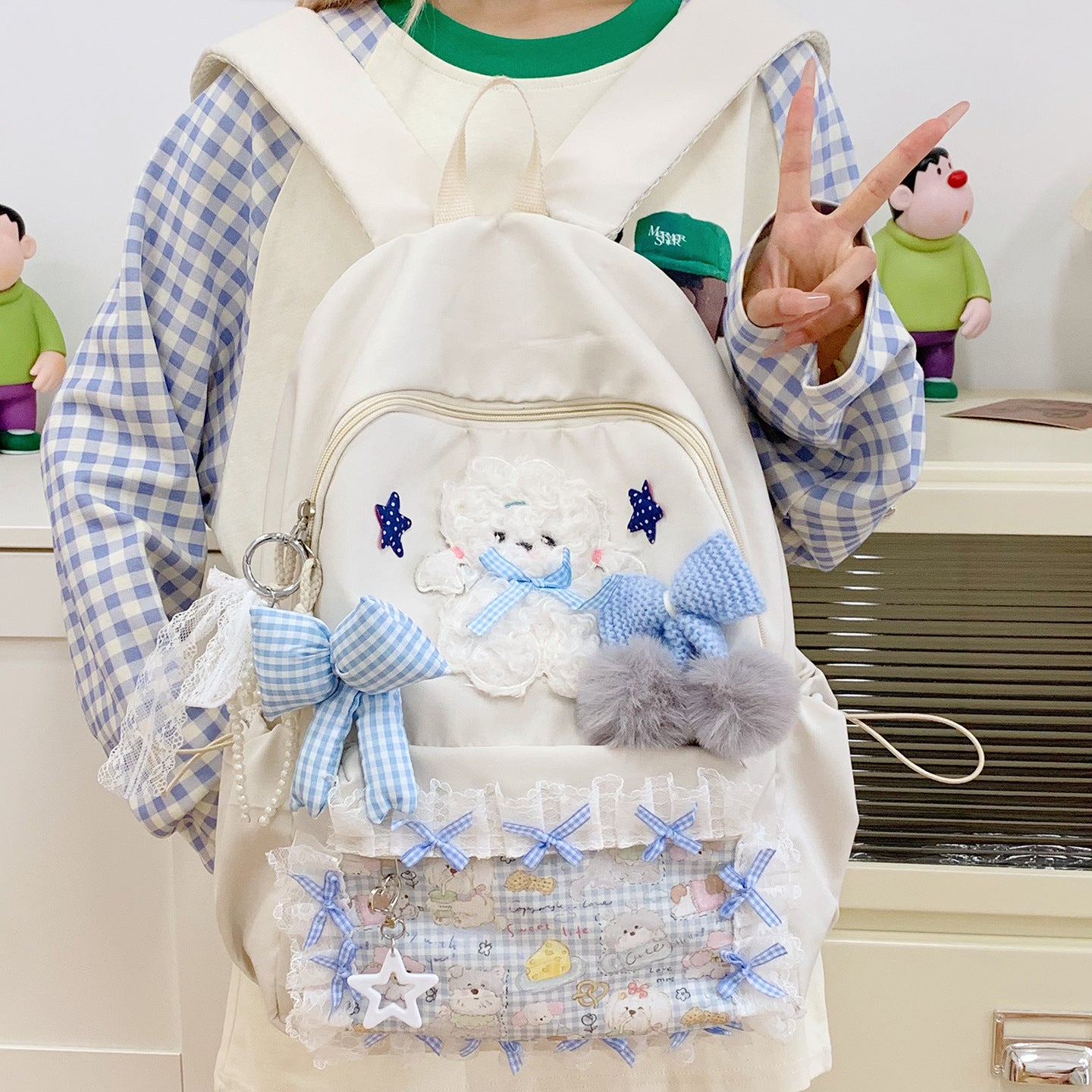 Female Style Korean Junior High Primary Backpacks