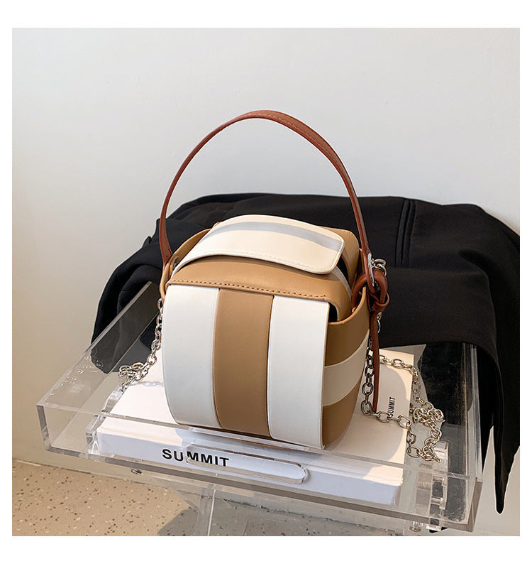 Women's Woven Chain Contrast Color Qualification Fast Women's Handbag