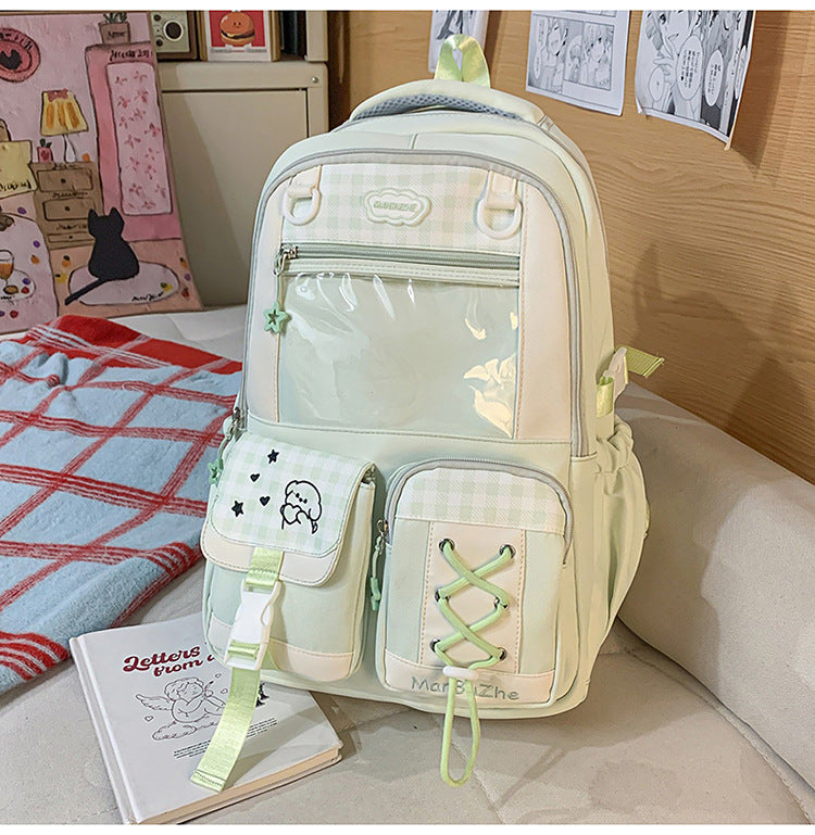 Junior High Large Capacity Leisure Good-looking College Student Schoolbag
