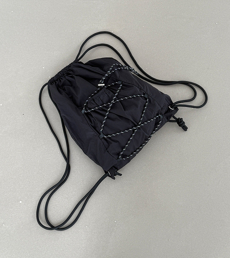 Women's & Men's Minority Commuter Lightweight Drawstring Bundle Nylon Women's Shoulder Bag