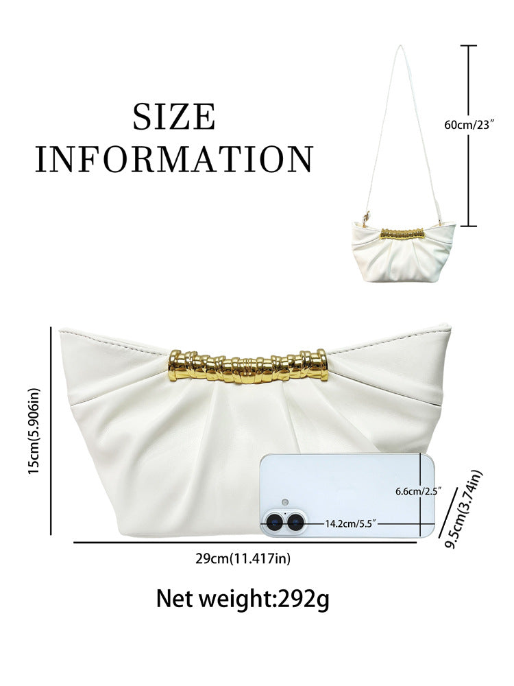Durable Clutch Simple Classy Pearl Banquet Dinner Bag