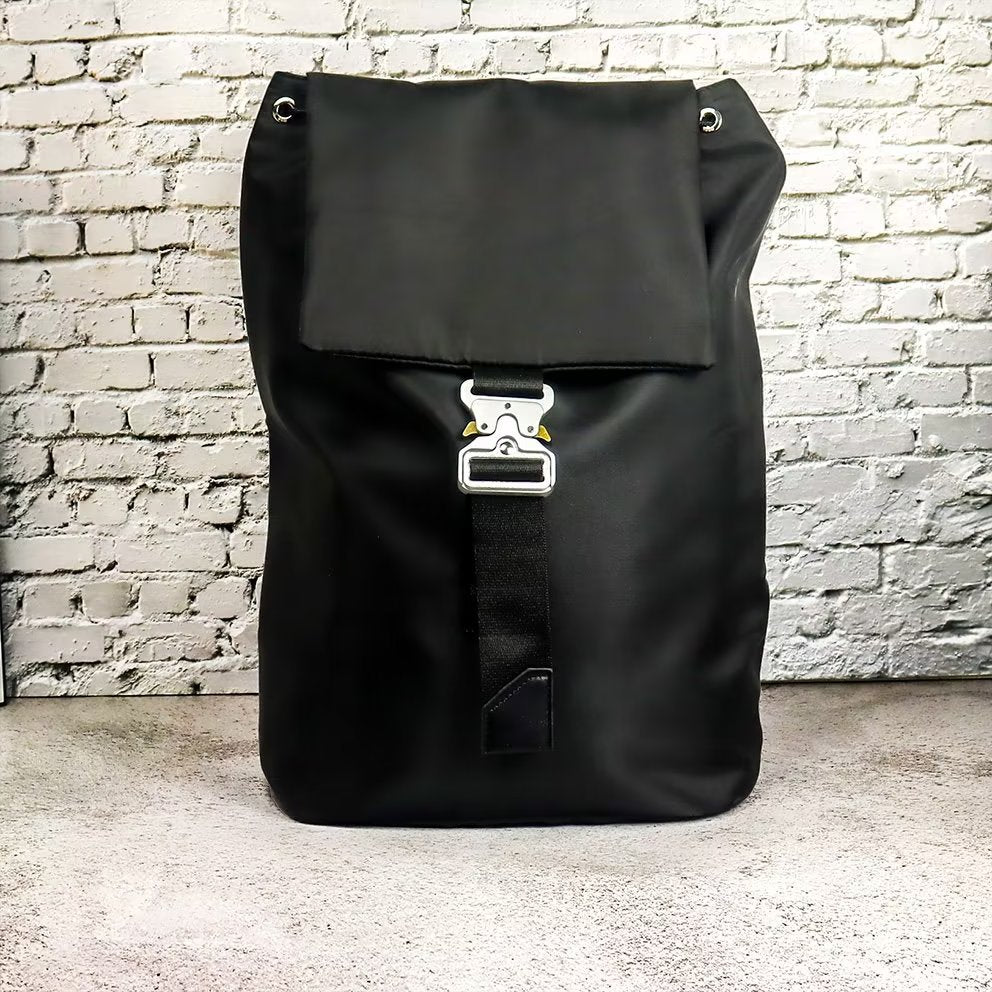 Men's Black High Street Hip Hop Shoulders Sports Satchel, Hanging Bag