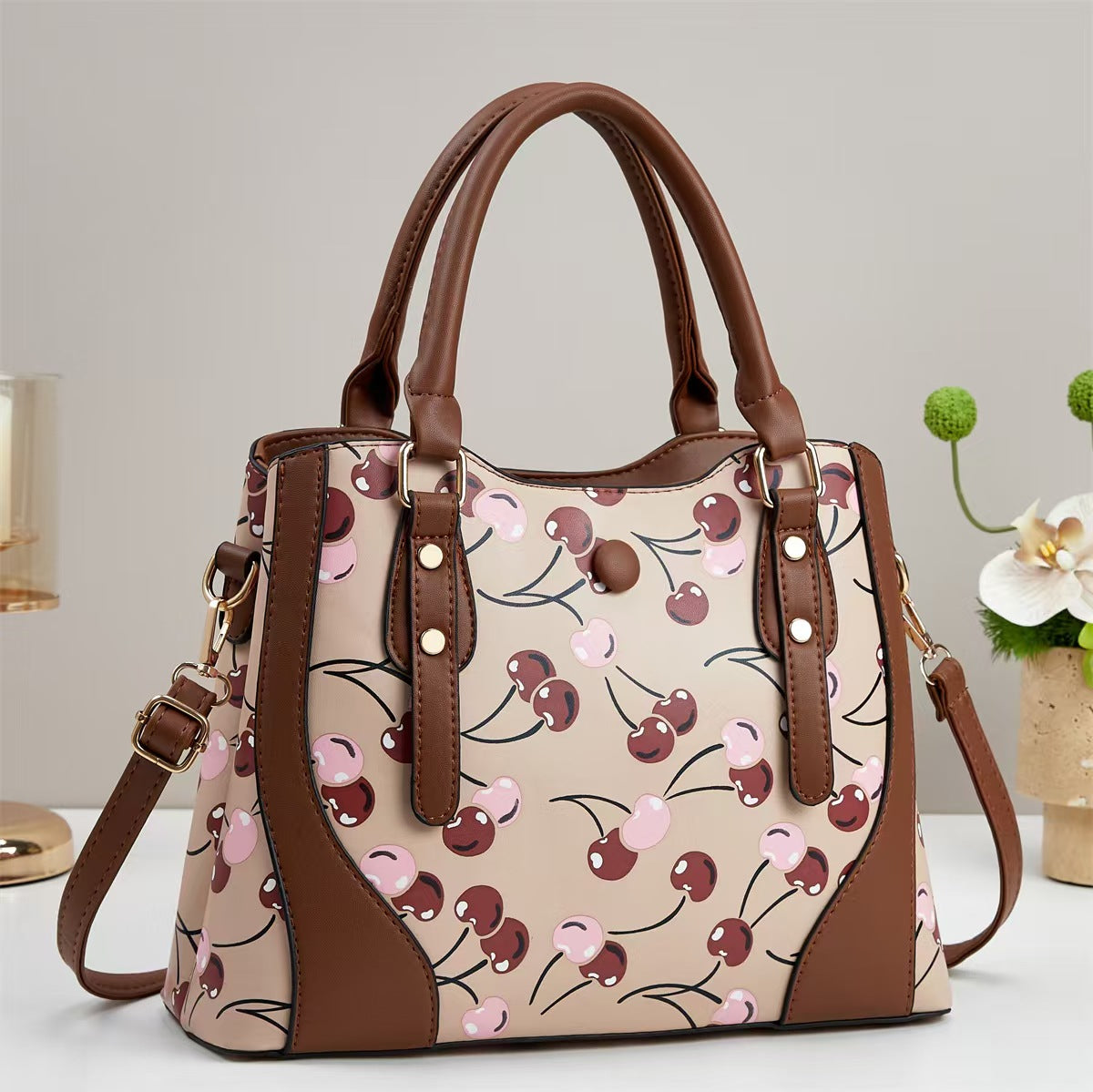Classic Printing Contrast Color Retro Niche Out Bags