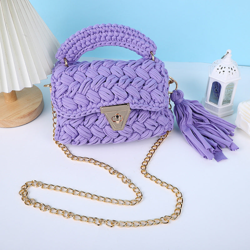 Women's Spring Ya Woven Cloth Chain Women's Messenger Bag
