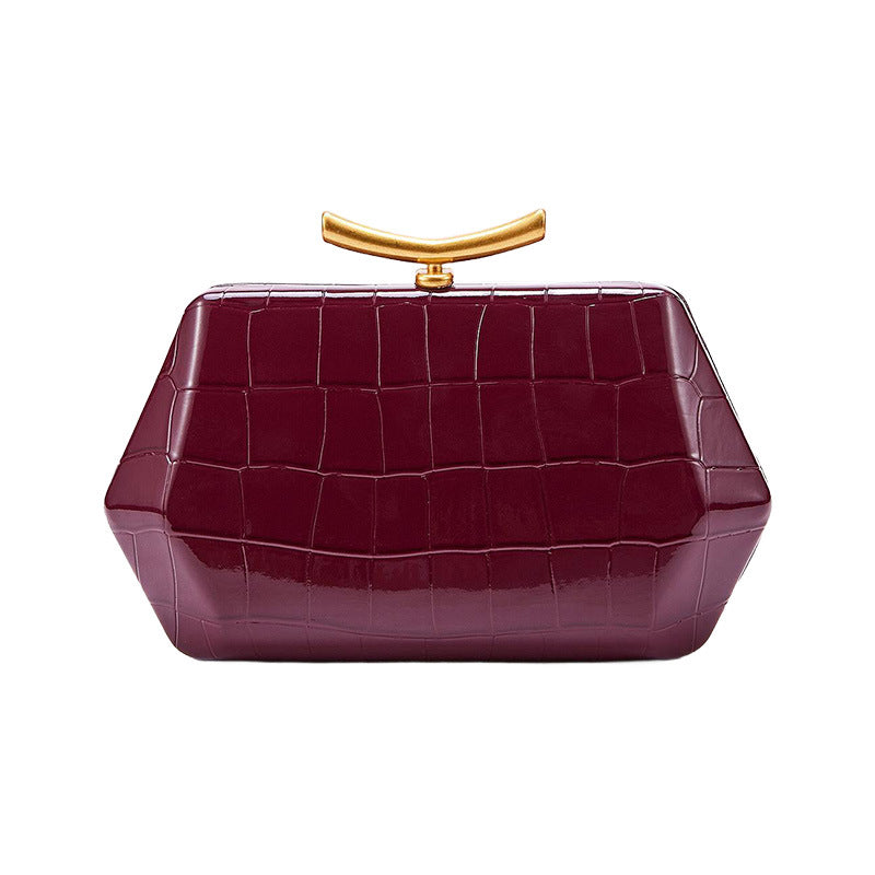 Women's Crocodile Pattern Clutch Fashion Wedding Dinner Bag