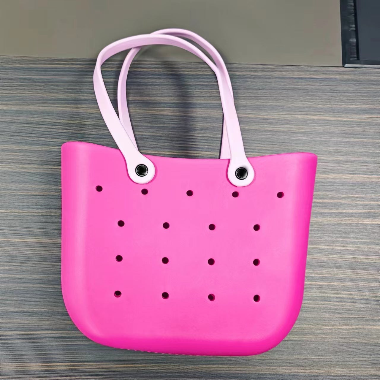 Hole Beach Storage Printing Basket Pet Handbags
