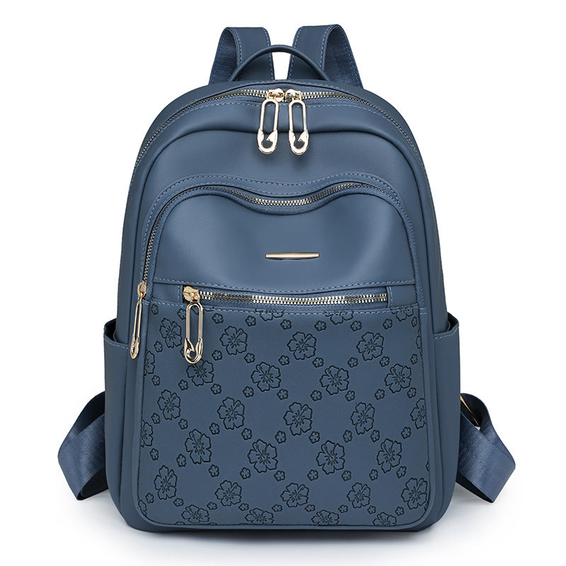 Casual Women's Fashion Large Capacity Embossed Leisure Backpack
