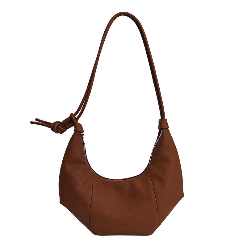 Women's Korean Style Underarm Commuter Soft Surface Bags