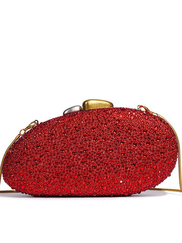 Women's Fashion Diamond Chain Party Clutch Good-looking Bags