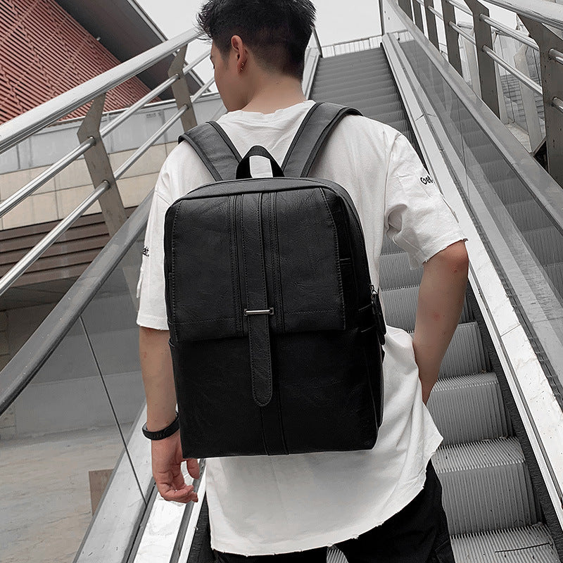 Men's Korean Style Computer Large Capacity Leisure Universal Backpack
