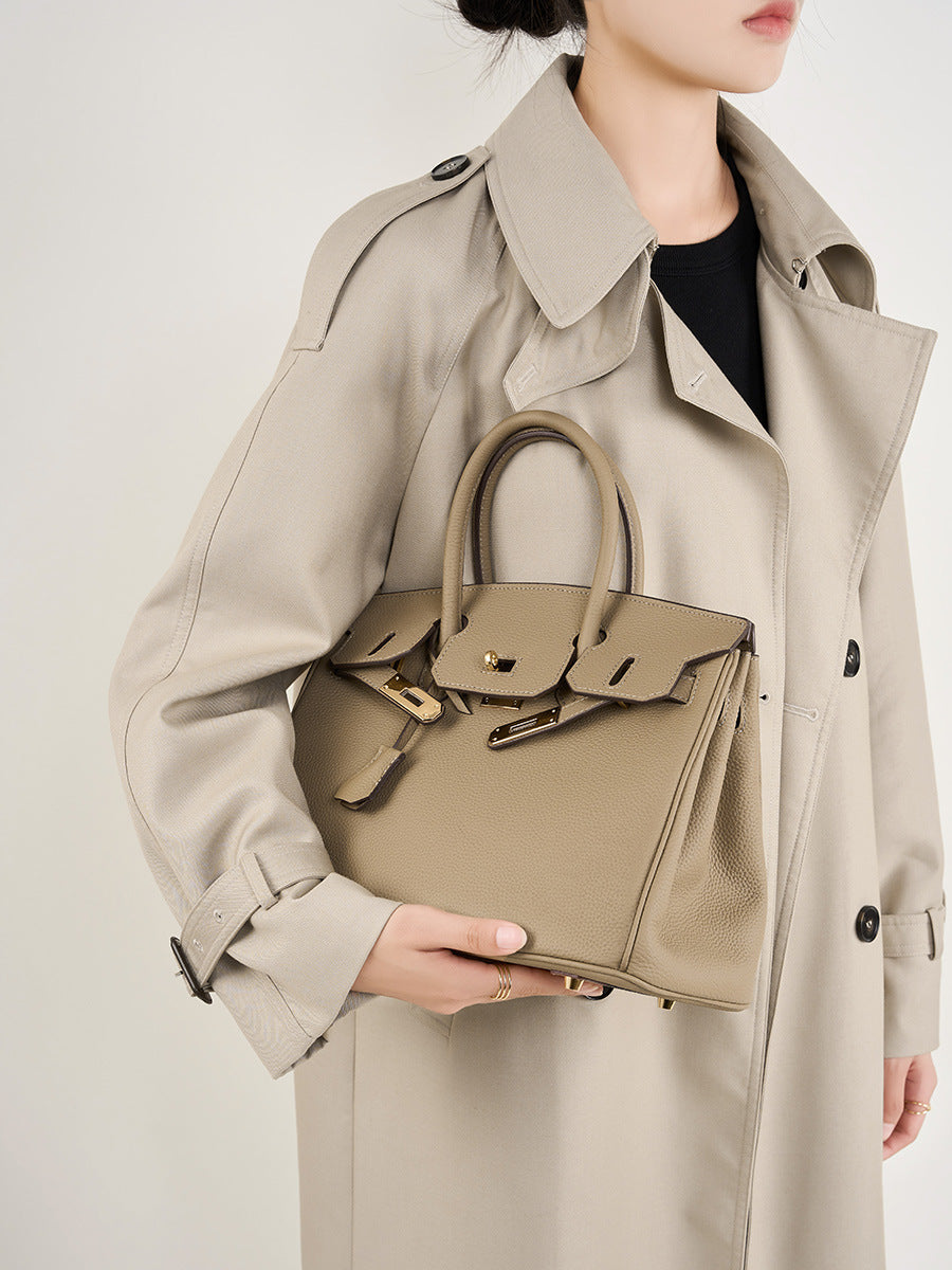 Women's Fashionable Korean Style Genuine Leather Simple Women's Messenger Bag