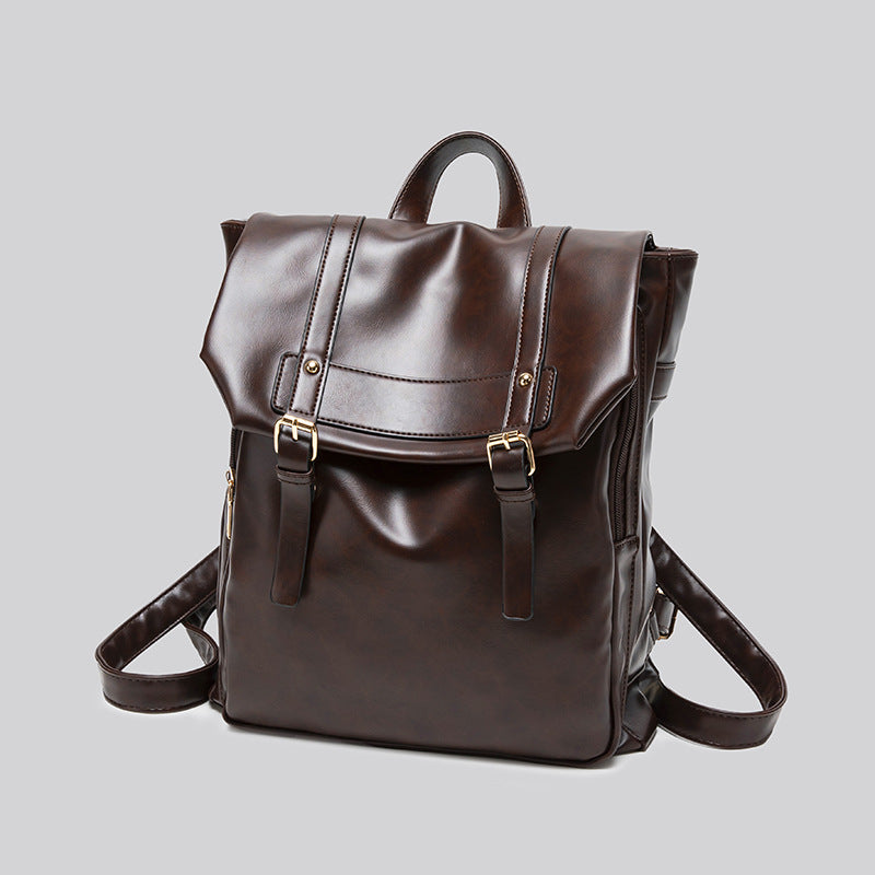 Retro College Style Large Capacity Commuter Leisure Backpack