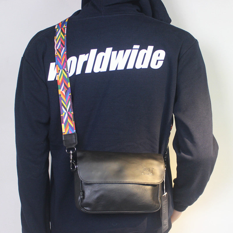 Women's & Men's Fashion Trendy Ribbon Street Style Retro Men's Shoulder Bag