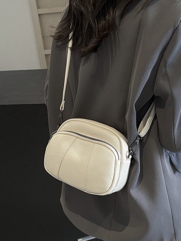 Women's Leather Cowhide Fashion Versatile Soft Women's Messenger Bag