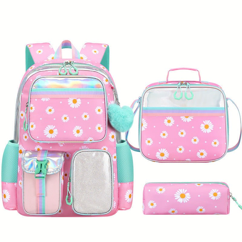 Printed Waterproof Little Daisy Cute For Primary School Bag