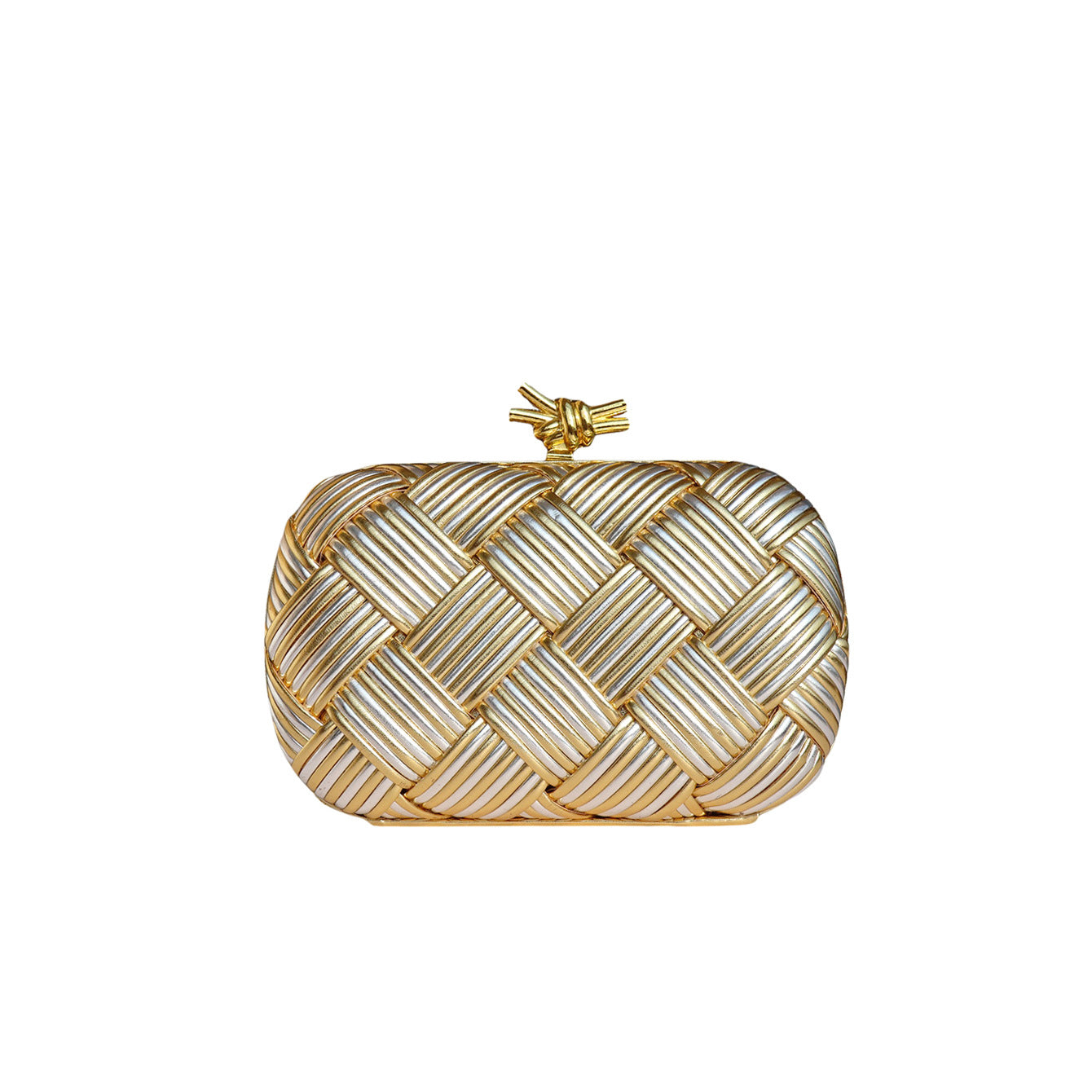 Women's Woven Clutch Fashion Banquet Dinner Chain Women's Handbag