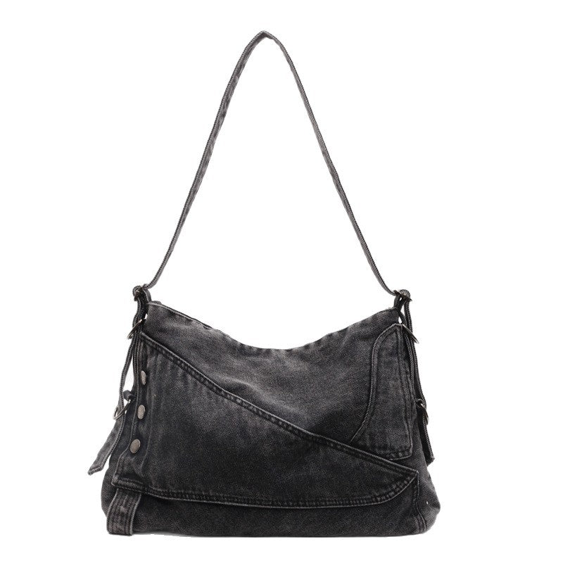 Denim Female Western Style Large Capacity Women's Shoulder Bag
