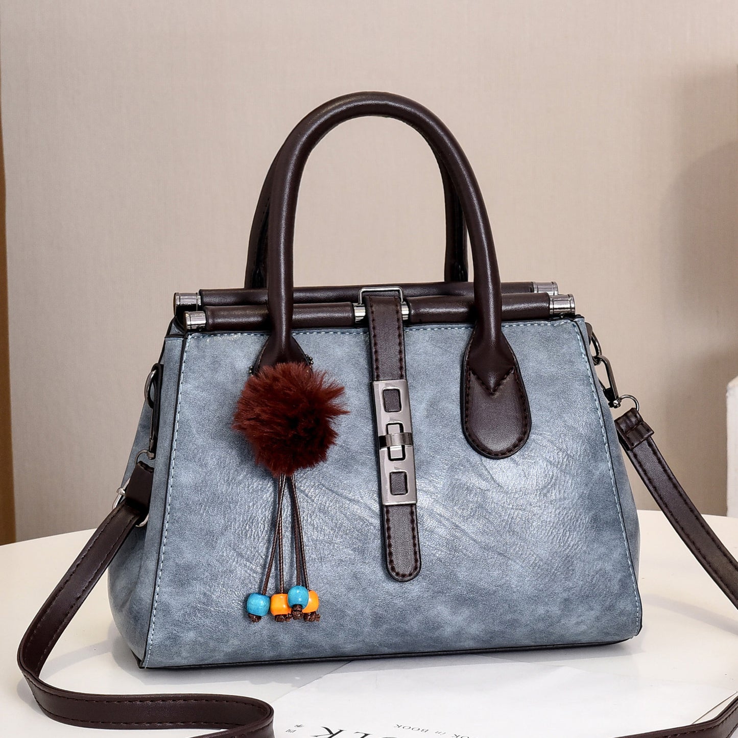 Women's Crocodile Pattern Portable Elegant Fashion Large Capacity Women's Handbag
