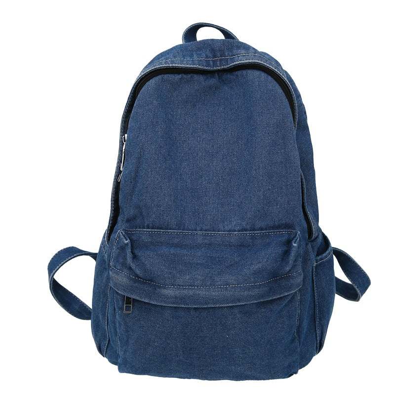 Denim Female Spring Large Capacity Versatile Lightweight Backpacks