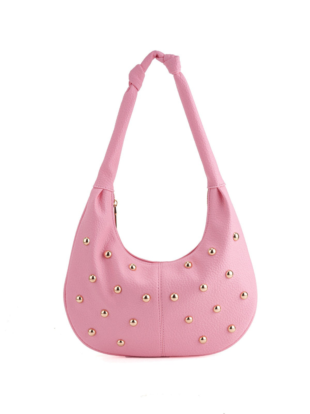 Women's Simple Metal Sense Large Capacity Personality Rivets Women's Shoulder Bag