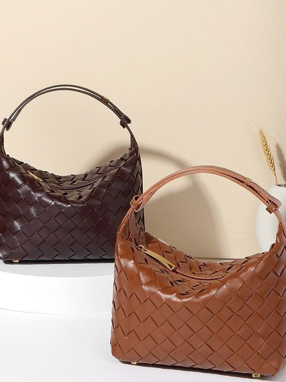 Women's Hand-woven Lunch Box Fashionable Fresh Texture Women's Handbag