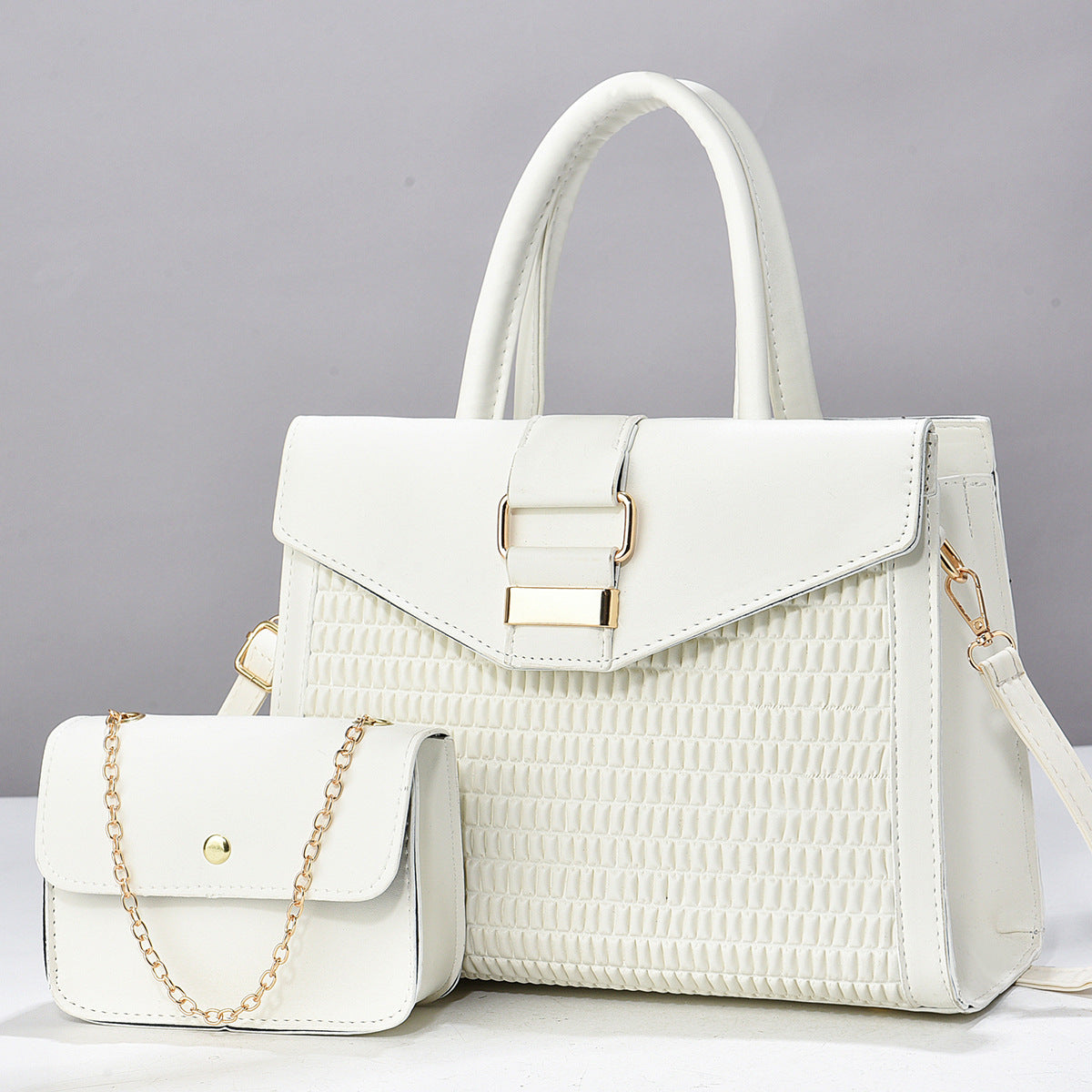 Design Light Luxury Exquisite High-grade Two-piece Large Handbags