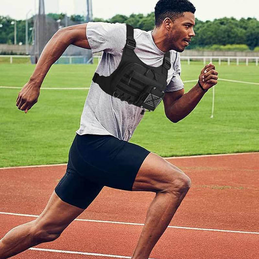 Vest Riding Adjustable Permeable Pneumothorax Jacket Mountain Climbing, Hiking Bag