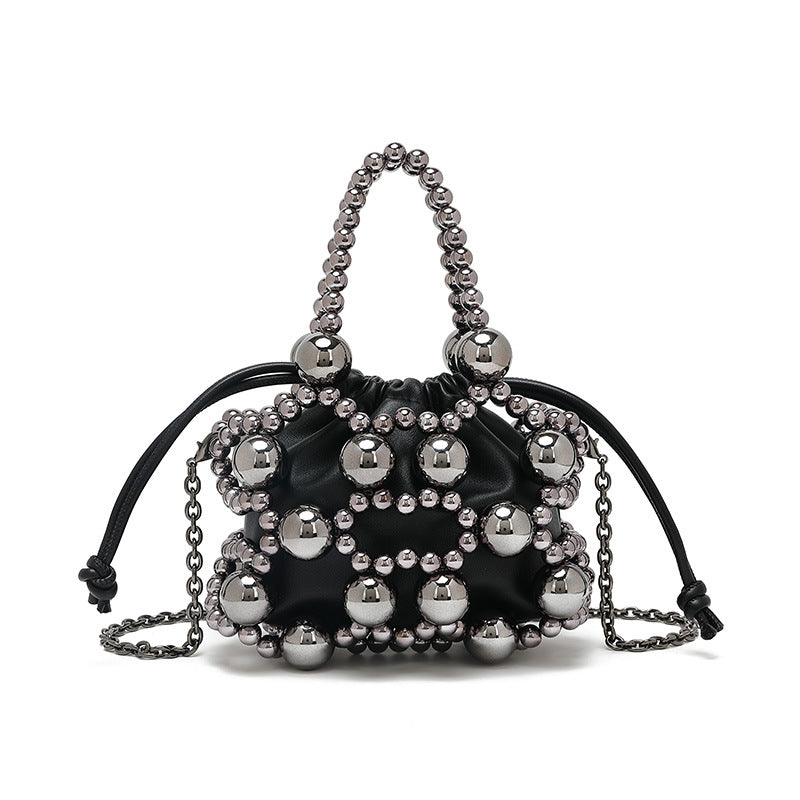 Women's High-grade Fashion Metal Beaded Summer Trendy Bags