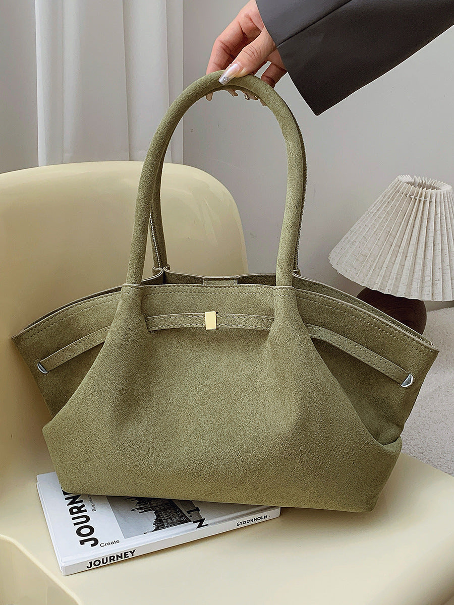 Women's Large Capacity Commuter Idle Style Dumpling Big Women's Shoulder Bag