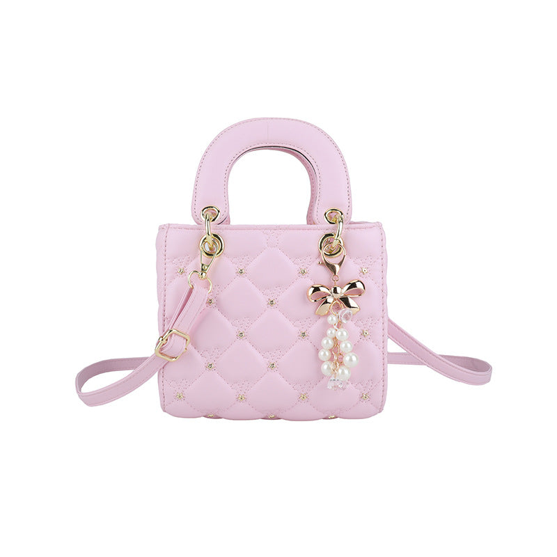 French Minority Style Summer Rhombus Embroidered Bags