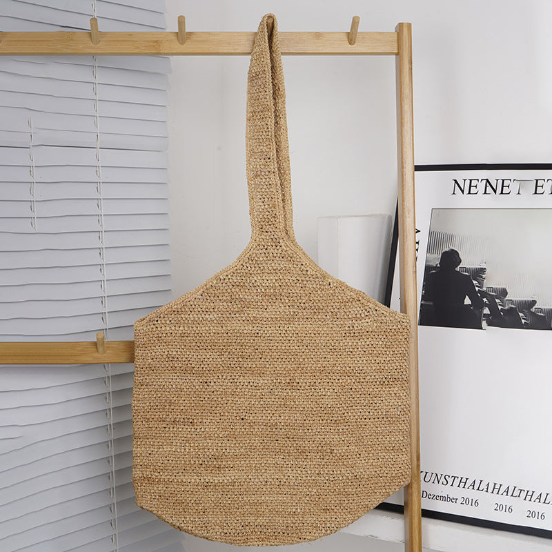 Women's Simple Large Capacity Woven Fashion Vegetable Basket Women's Handbag