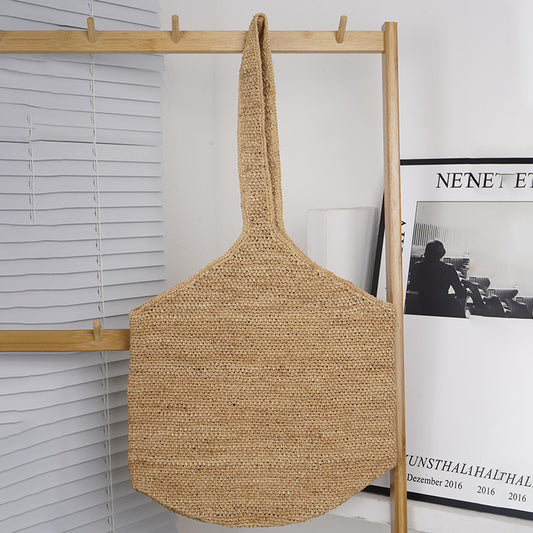 Women's Simple Large Capacity Woven Fashion Vegetable Basket Women's Handbag
