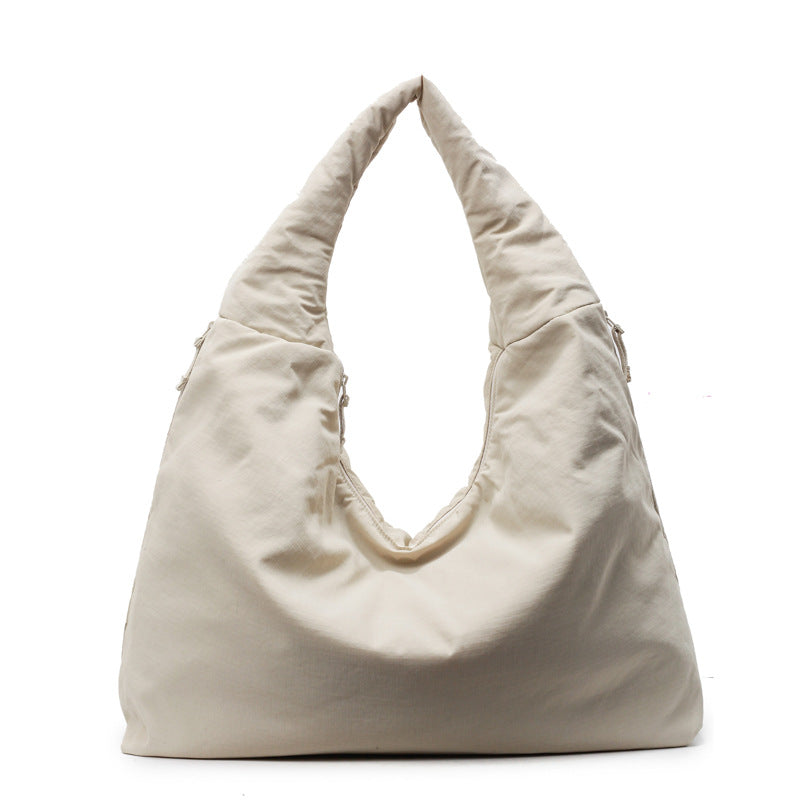 Soft Glutinous Large Capacity Nylon Cloth Tote Bag