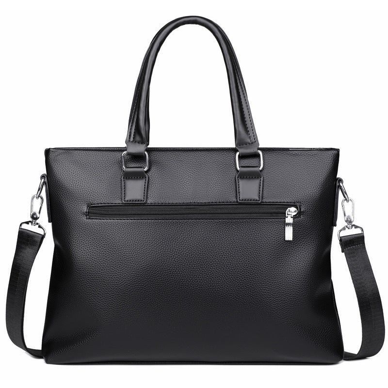 Men's Business Leather Computer Large Capacity Men's Bags