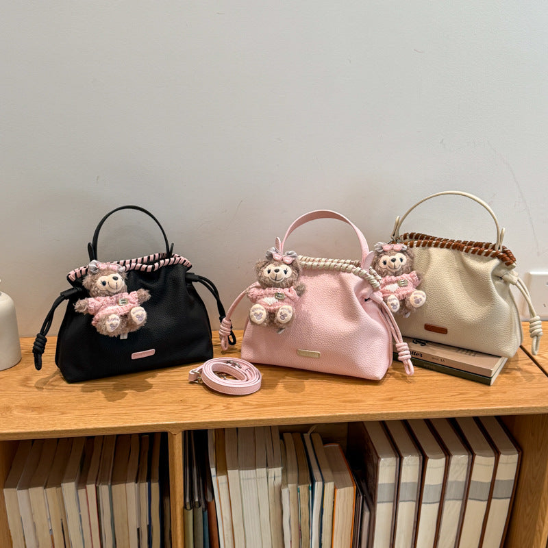 Korean Style Versatile Lucky Stitching Fresh Bags