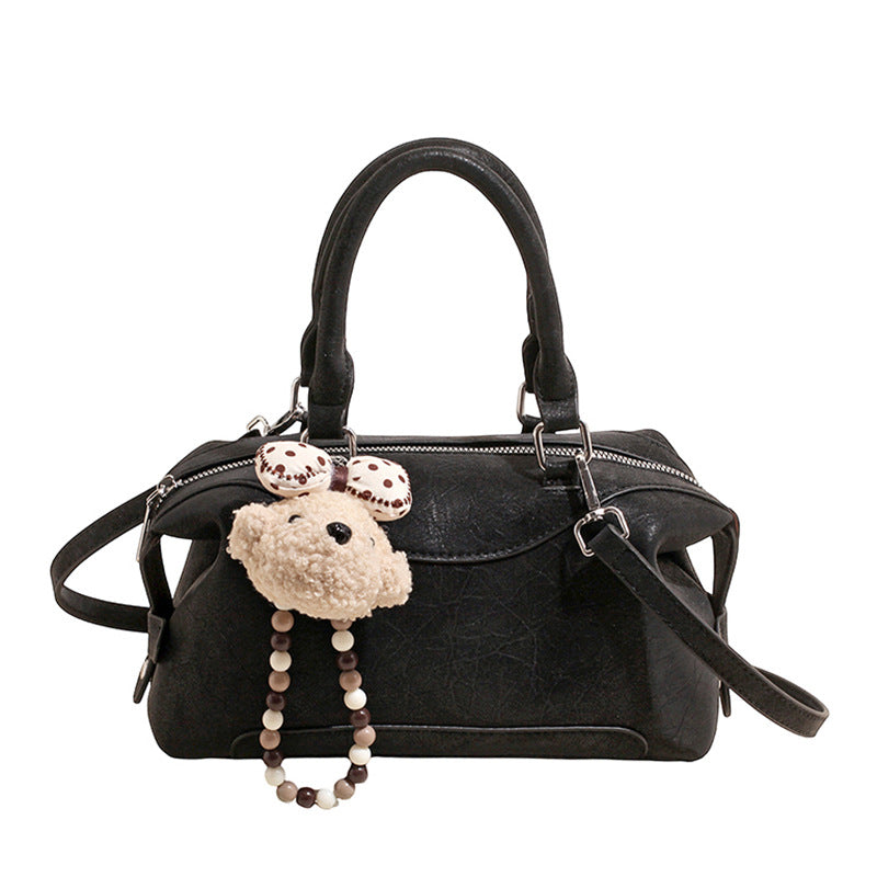 Niche Commuter Light Luxury Western Style Boston Women's Handbag