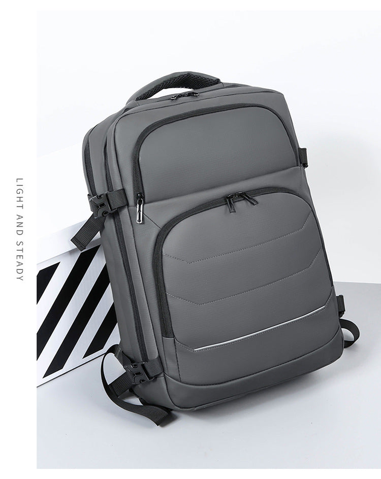 Men's High-grade Waterproof Computer Large Capacity Scalable Business Backpack