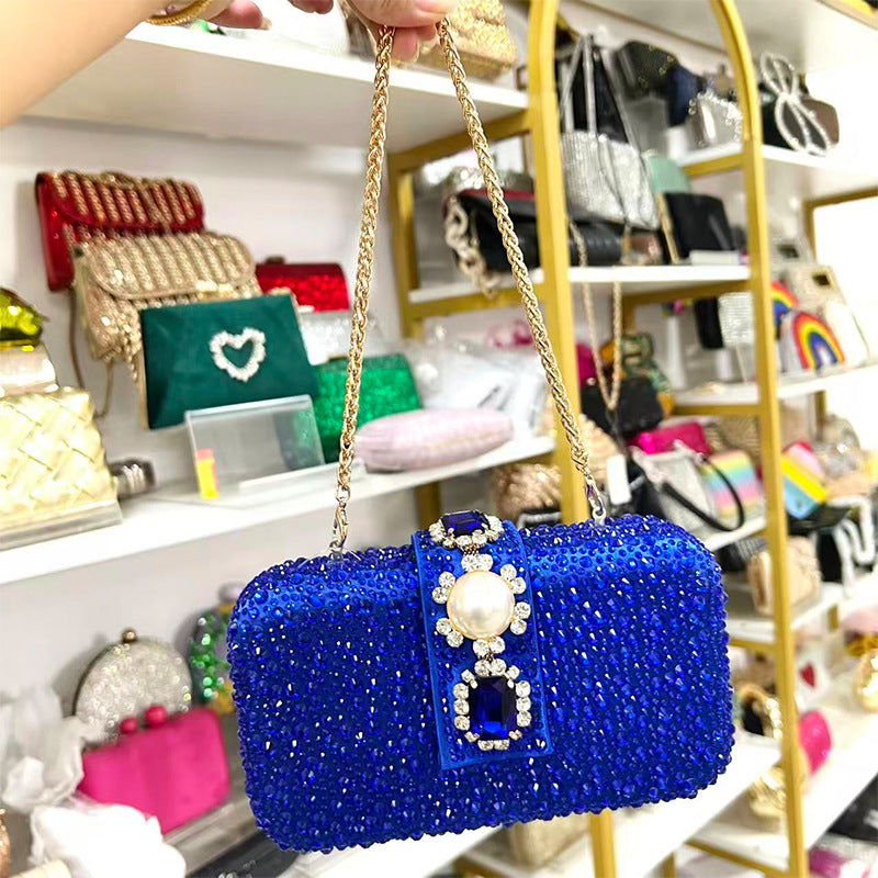 Women's Banquet Silk Clutch Cheongsam Formal Dress Women's Shoulder Bag