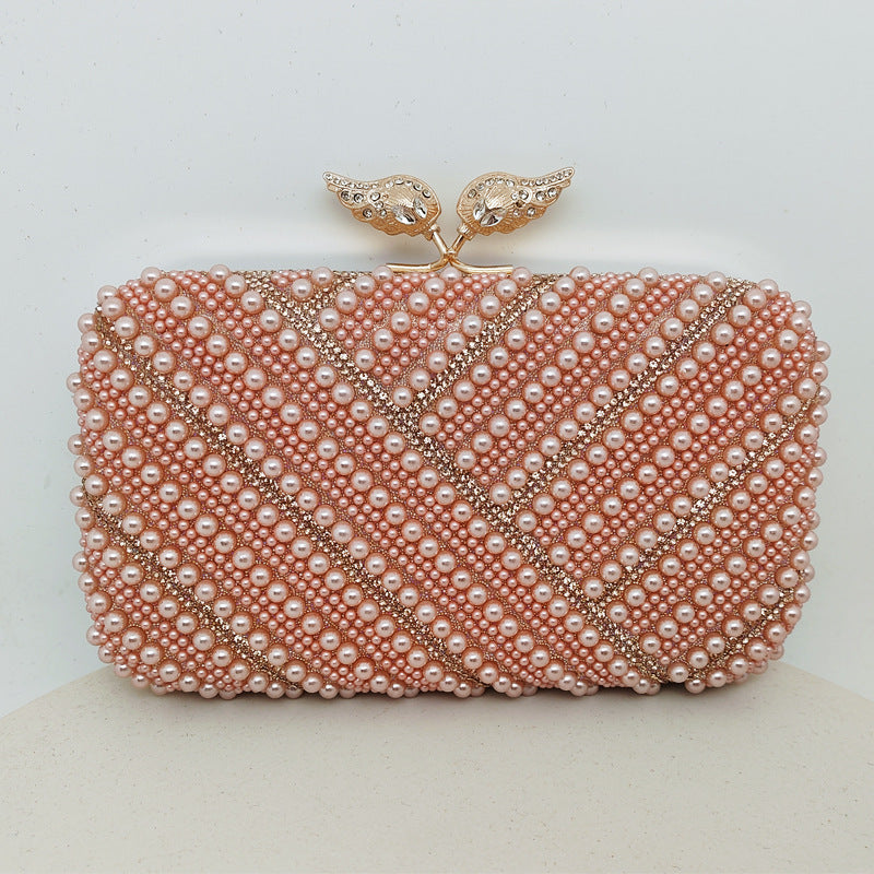 Women's Fashion Pearl Party Formal Dress Banquet Dinner Bag