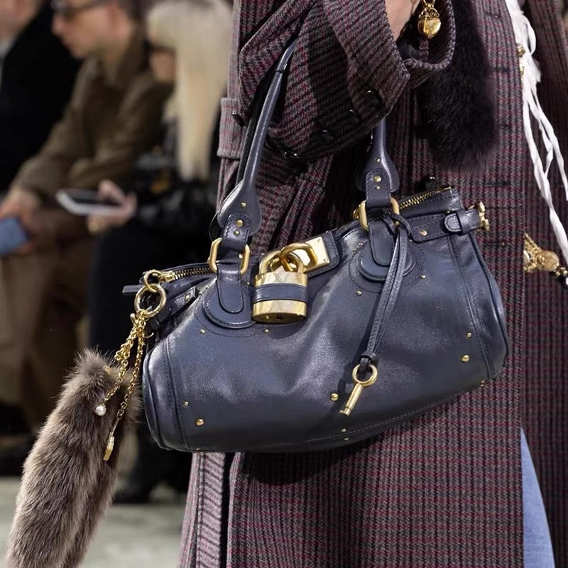 Hot Retro Distressed Chloe Paddington Portable Women's Handbag