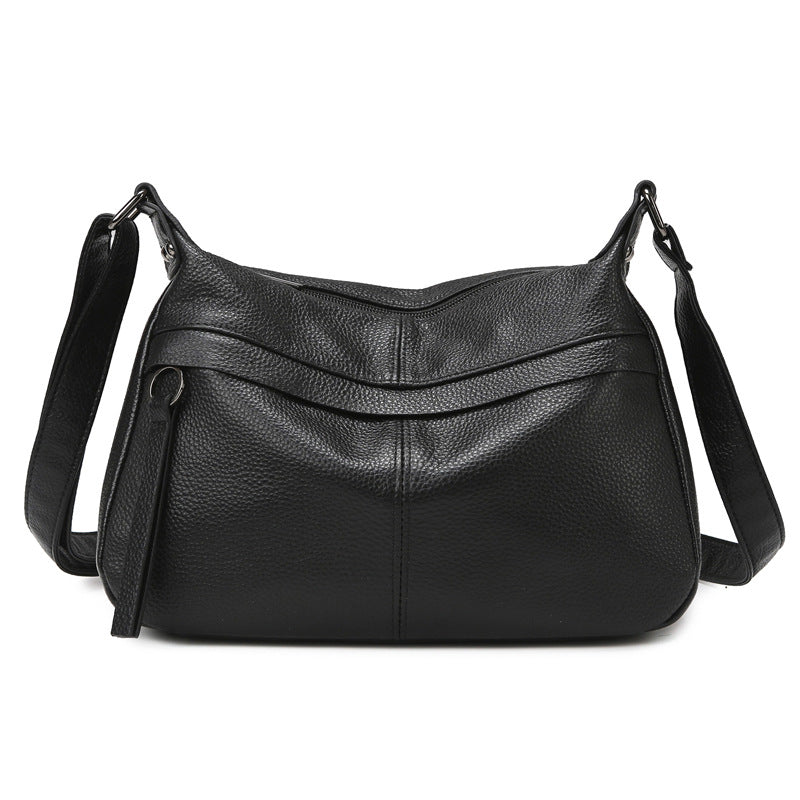 Women's Leather First Layer Cowhide Large Capacity Versatile Shoulder Bags