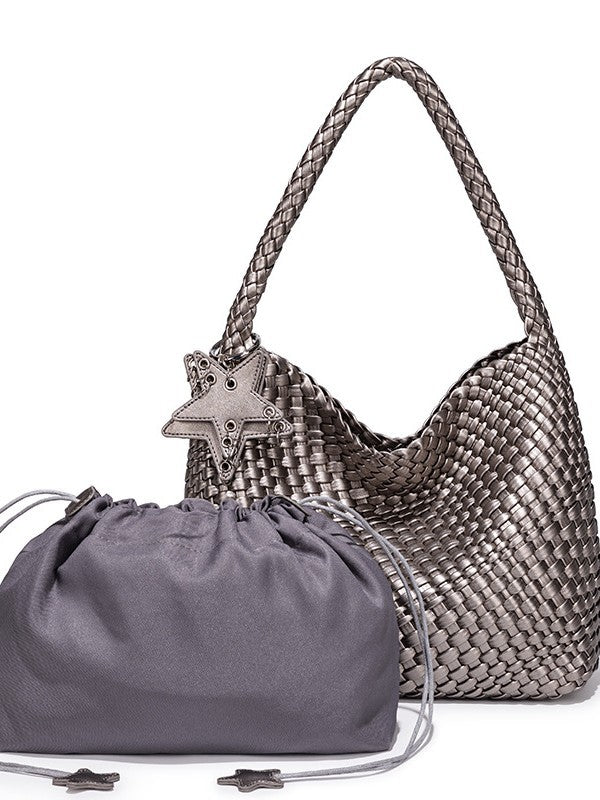 High-grade Design Hand-woven Large Capacity Totes Bucket Bags