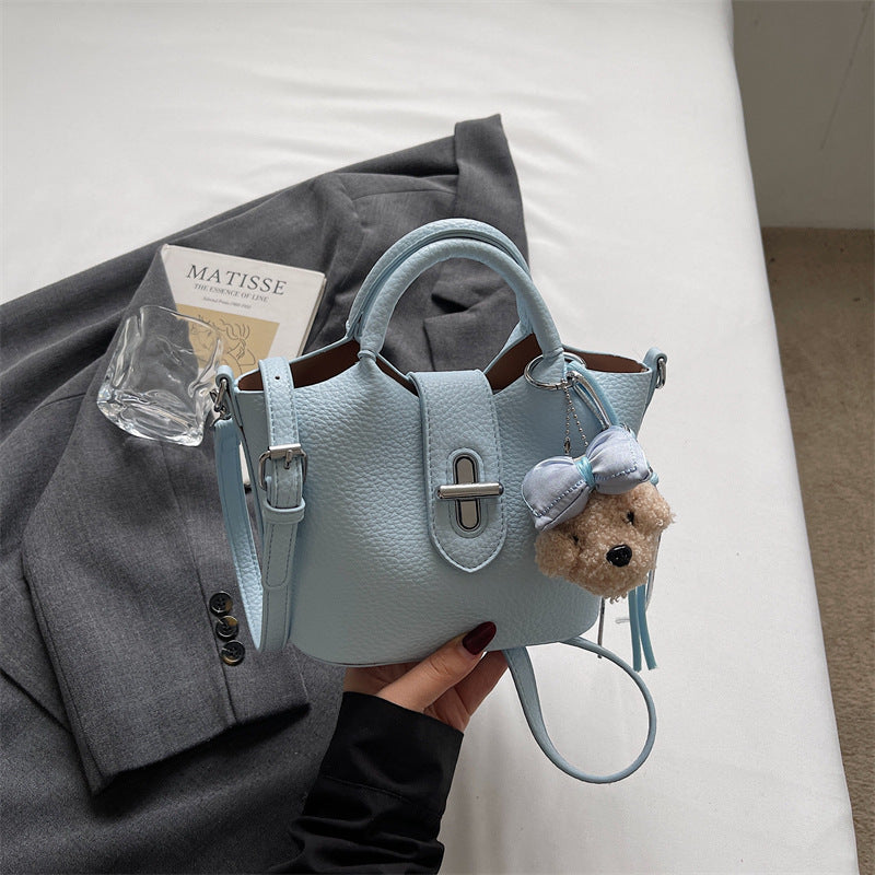 Pattern Vegetable Basket Hand Carrying Female Summer Fashion Soft Bucket Bags