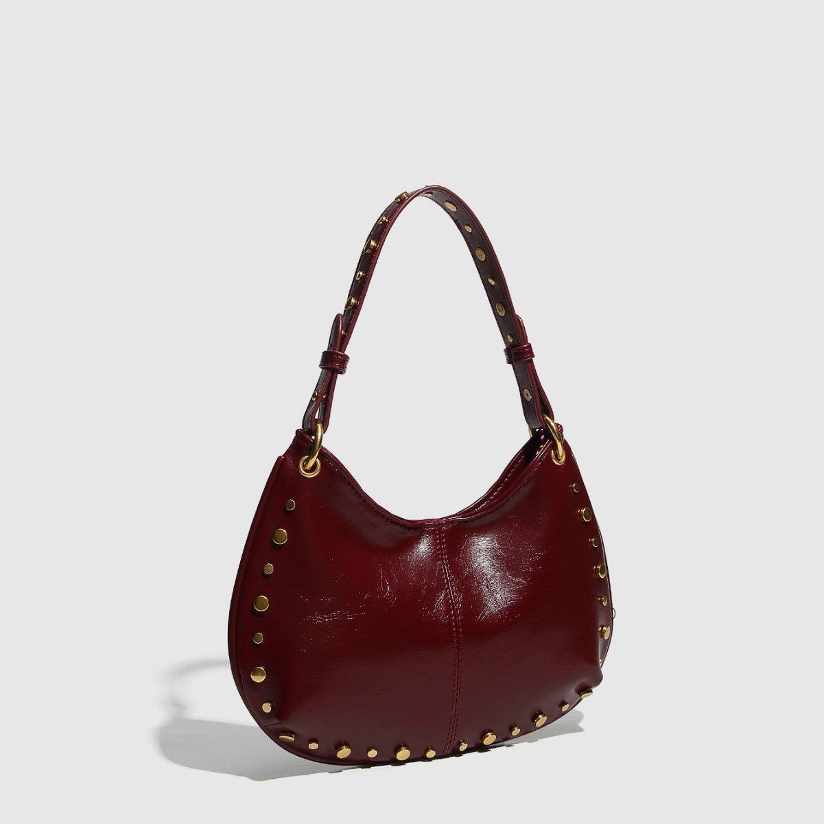Women's Street Punk Rivet Adjustable Saddle Bags