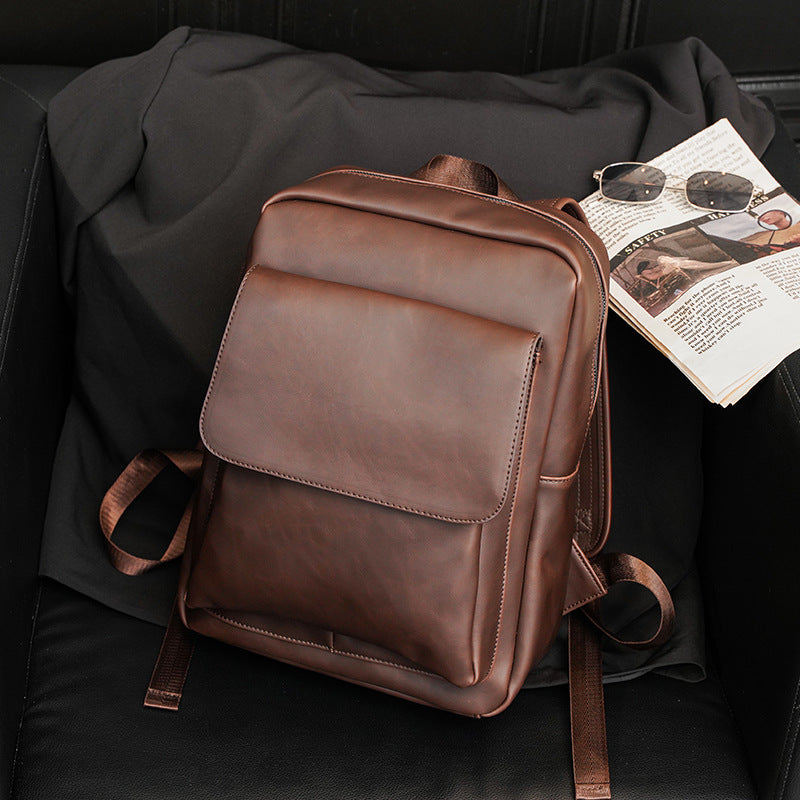 Men's Retro Computer Korean Fashion Trendy Universal Backpack