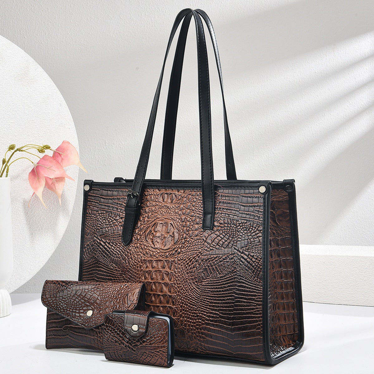 Women's Fashion Advanced Texture Chain Oblique Handbags