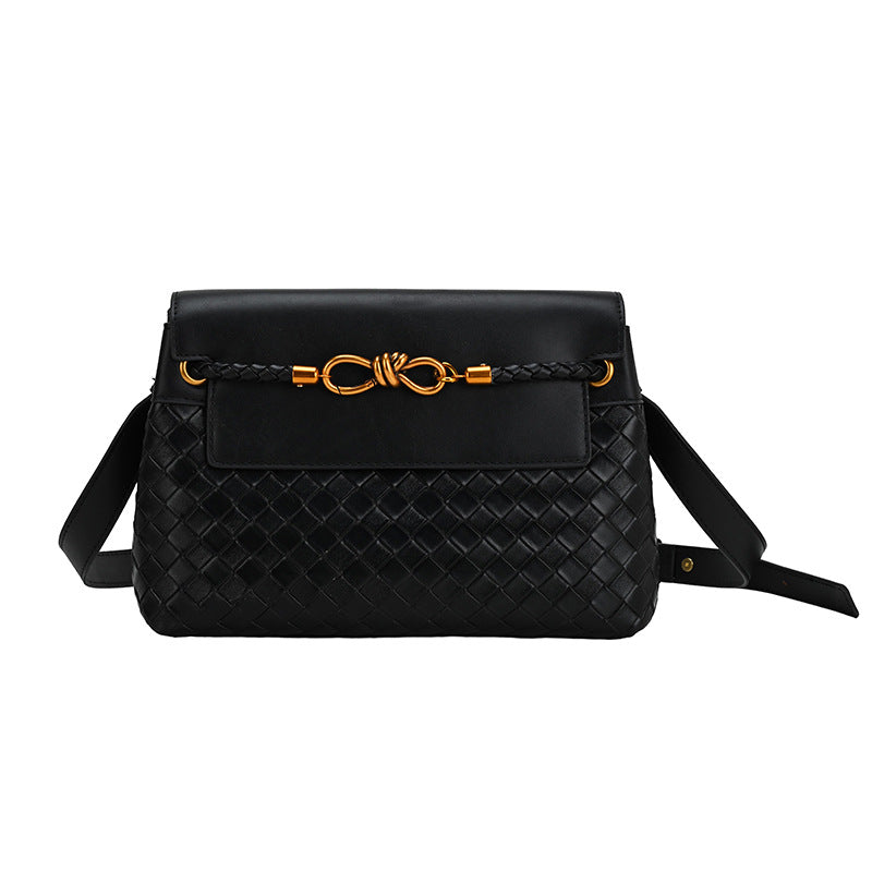 Women's Light Luxury Woven Niche Simple Commuter Shoulder Bags